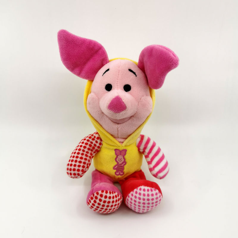  - piglet the pig - plush sweat yellow pink 20 cm 